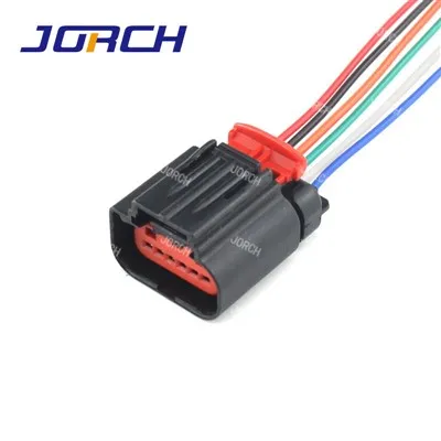 6-Pin-Buchse, passende Anschlüsse, Stoßverbindung, Nadelhalter, Teile H, Auto-Kabelbaum-Stecker DJ7065YB-1.2-21