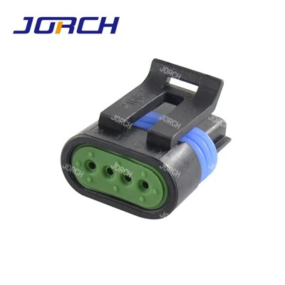 Alternativer abgedichteter Pa66-Stecker DJ7041Y-1.5-21 Kfz-Buchse, schwarzer Kunststoff, 4-polig, CN;ZHE